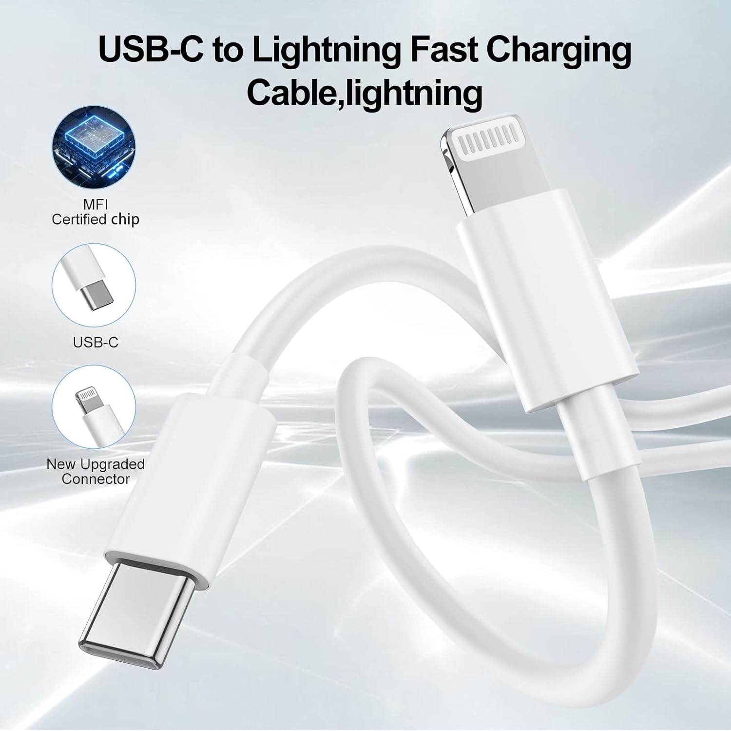 Aple usbc lightning pd hızlı şarj kablosu 1 m - S2B - KolayMagza