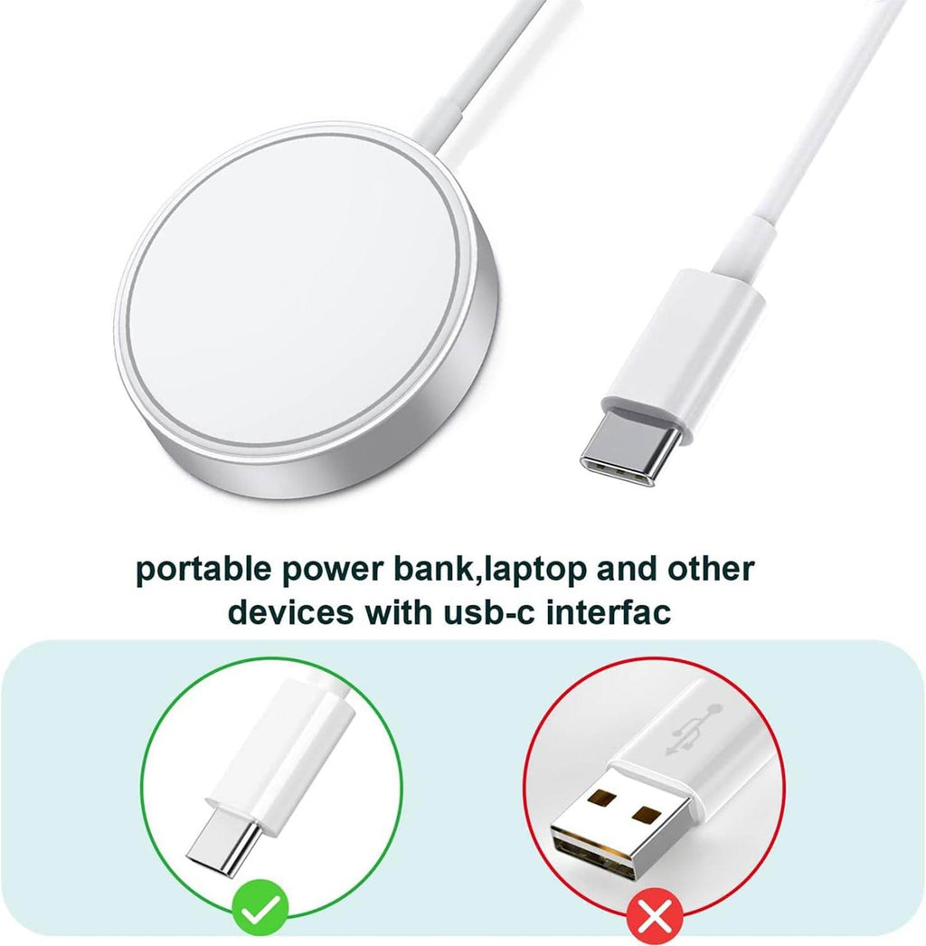 Magsafe kablosuz 15w hızlı wireless manyetik 1m typec şarj aygıtı - S1L - KolayMagza