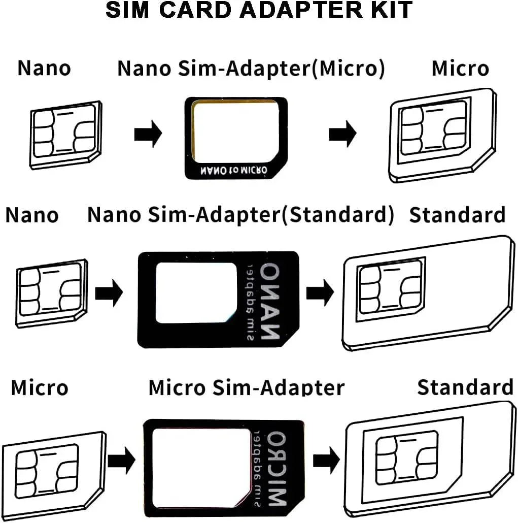(10 pcs) SIM card trays and SIM ejector pins