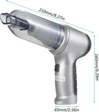 Araba için Mini Elektrikli Süpürge 19000Pa Güçlü 3 kademeli Motor Kablosuz El Vakumu Yüksek Güç ve Tip-C ile Taşınabilir Araba Süpürgesi Basınçlı Hava Silgi Klavye Temizleyici - G6Q - KolayMagza