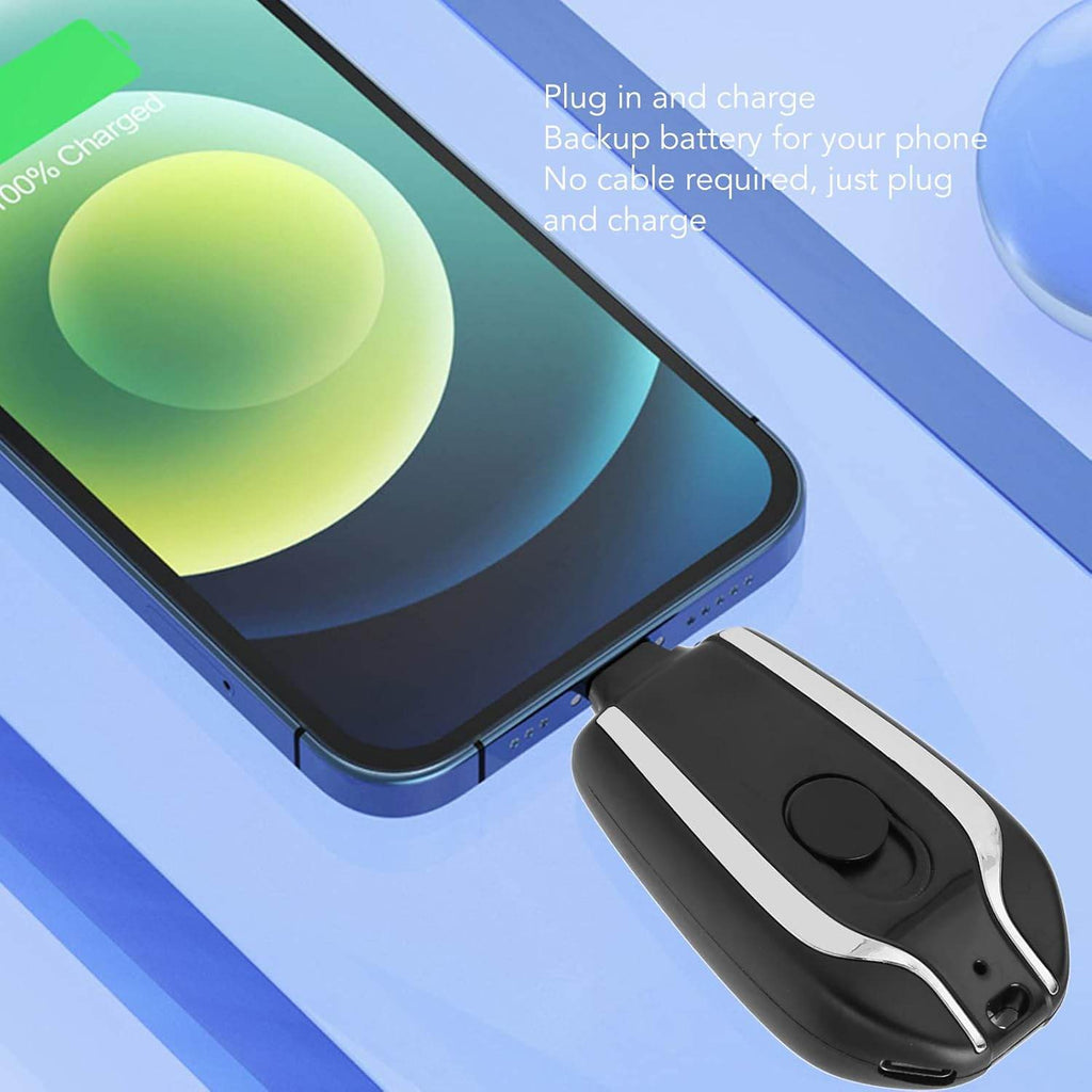 Typec çıkışlı 1,500 mah anahtarlığa takılan acil mini powerbank - P1V - KolayMagza