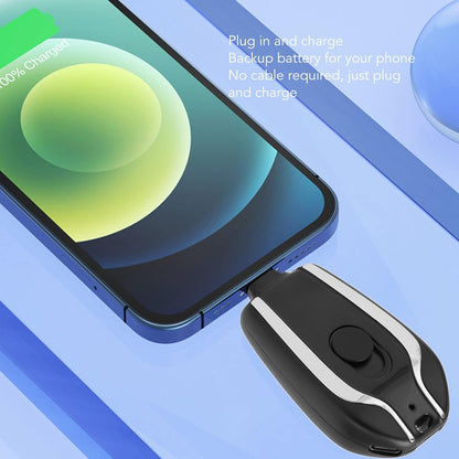 Type C output 1,500mah keychain emergency mini power bank - P1V