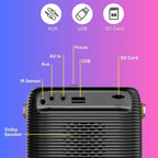 S11 android projektör – 1gb ram, 32gb depolama, 720p çözünürlük, 3500 lümen parlaklık, dolby hoparlörlü, kablosuz ekran yansıtma (ios & android), usb, aux, 5g wi-fi ve bluetooth desteği - G3M - KolayMagza