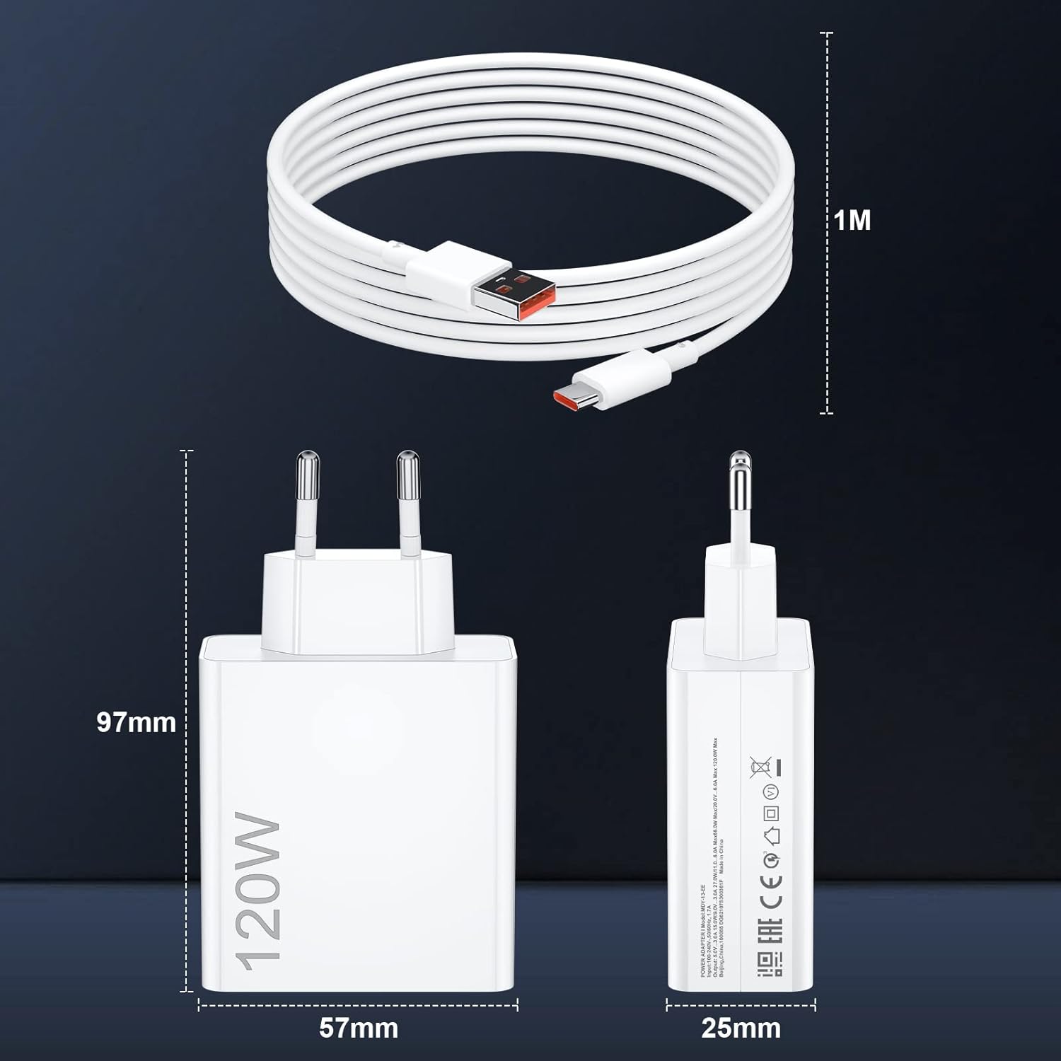 Xaomi 120w saniyeli turbo destekli usb çıkışlı başlık ve usb typec kablo şarj seti kolaymagza ,klolay magza, km , km tech, km technology, toptan telefon aksesuarları, toptan, Kolaymagza, KolayMazga, KM technology, KM tech, toptan gsm, toptan ürünler, e-ticaret toptan, eminönü toptan, tahtakale, tahtakale toptan