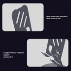 Masa üstü metal 360 derece döner telefon standı - N1E - KolayMagza