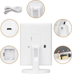 21 led ayaarlanabilir ışıklı masa üstü makyaj aynası 1x 2x 3x büyüteçli dokunmatik ekran - G3U - KolayMagza