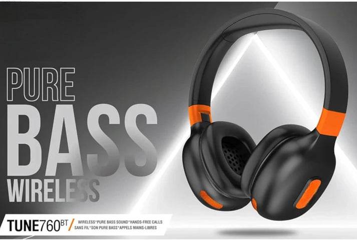 Tune 760bt kablosuz kafa üstü bluetooth kulaklık - 40 saat pil ömrü, hızlı bağlantı ve arama desteğiyle üstün ses deneyimi - U1N - KolayMagza