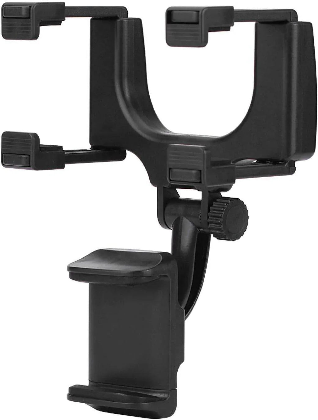 Universal rearview mirror mounted car phone holder