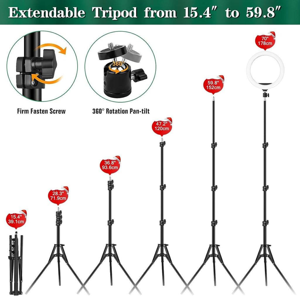 Mj33 - 14 inç (33cm) rgb led selfie ışığı tripodlu - G1İ - KolayMagza