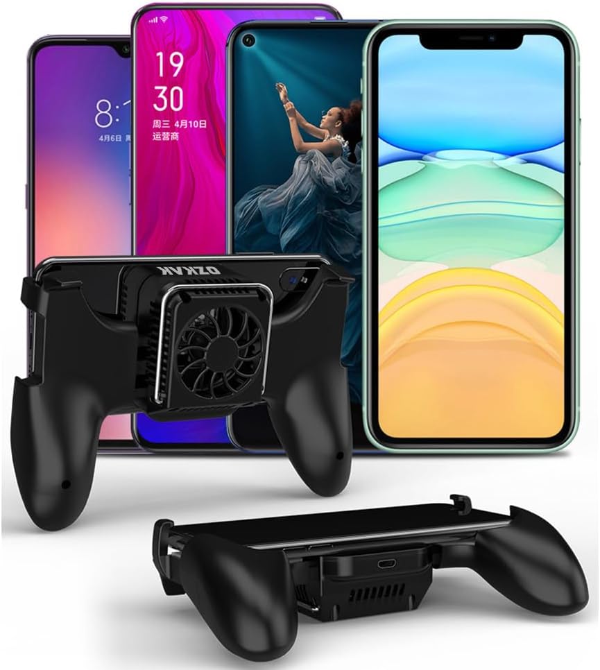 S-03 Mobil Oyun Kolu Gamepad - Dahili Radyatör Soğutucu Fanlı Telefon Standı Mstore
