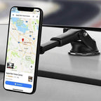 Torpidoya koyulan mıknatıslı 360 derece ayarlanabilir uzayabilir araç içi telefon tutucu - R1A - KolayMagza