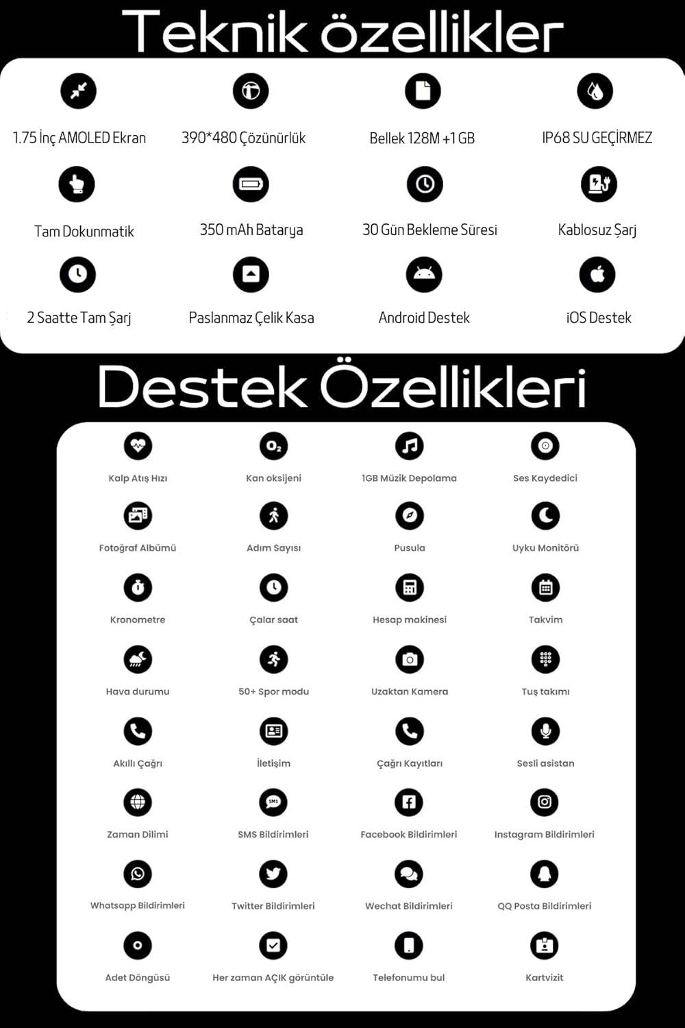 Hk9 mini 41mm amoled ekranlı akıllı saat – nfc & gpt destekli, akıllı ve şık - A2E - KolayMagza