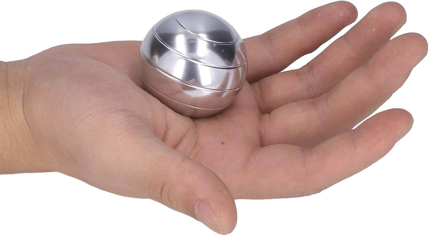 Dekompresyon jiroskop topu – 1.77 inç spiral oluklu dönen ofis stresi azaltıcı - G3E - KolayMagza