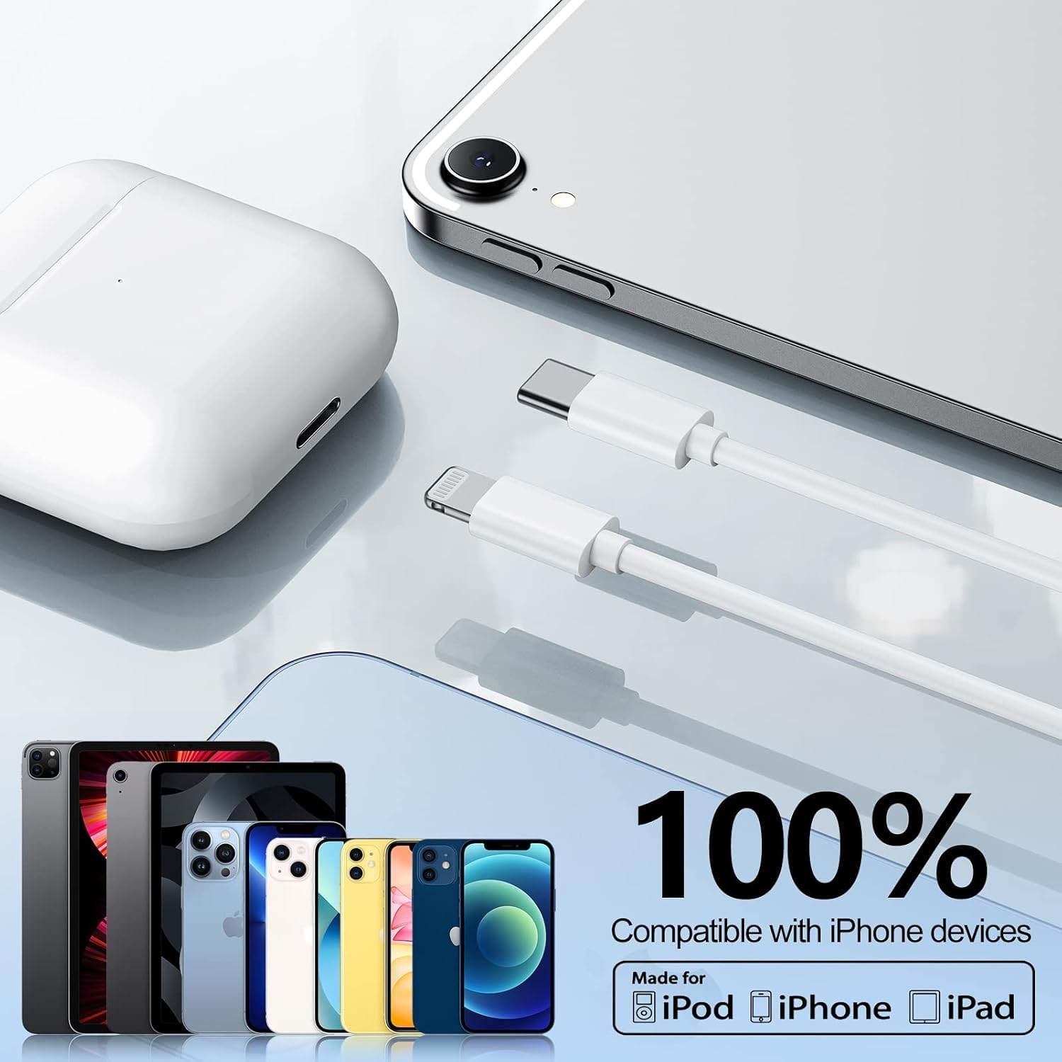 Aple usbc lightning pd hızlı şarj kablosu 1 m - S2B - KolayMagza