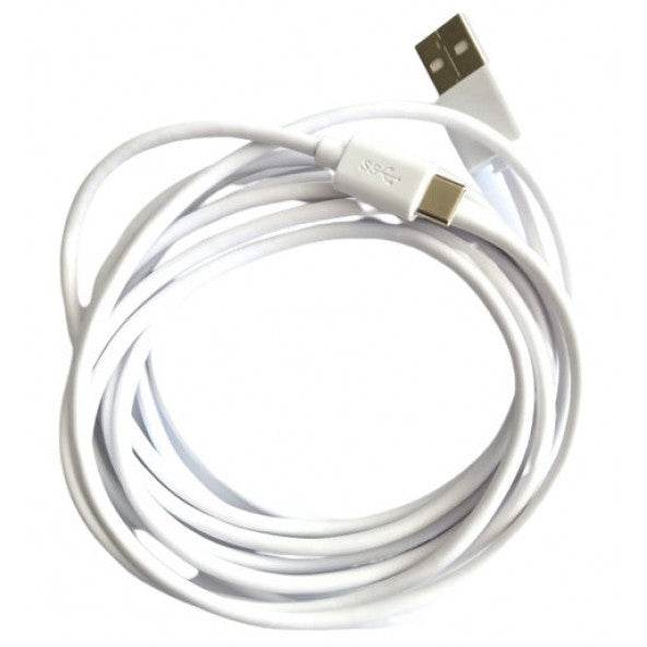 3 metre usb TypeC 2,4A hızlı veri aktarım ve şarj kablosu - S1U - KolayMagza