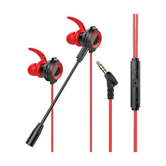 K05 dual microphone gaming in-ear wired headphones - K1T
