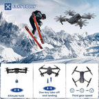 E58 4k Hd Kamerali Fly More Combo Drone Otomatik Kalkis Inis Sabit Durma ozellikli telefon yerleştirilebilir kumandalı - G5S - KolayMagza KM Technology