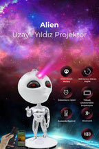 MXS-008 FM UZAYLI ASTRONOT LED GLAXY PROJEKTÖR - G5N - KolayMagza