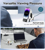 6'sı 1 Arada Kablosuz Şarj İstasyonu Araba Şeklinde – iPhone, Apple Watch, AirPods, Samsung ve Tüm Qi Destekli Telefonlar İçin Hızlı Kablosuz Şarj Cihazı + Alarm ve Masaüstü Organizer - S4B - KolayMagza