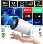 جهاز عرض صغير ذكي Hy300 Full HD - تجربة سينمائية منزلية مع Android 11 وDual WiFi6 وBT5.0 - G3L