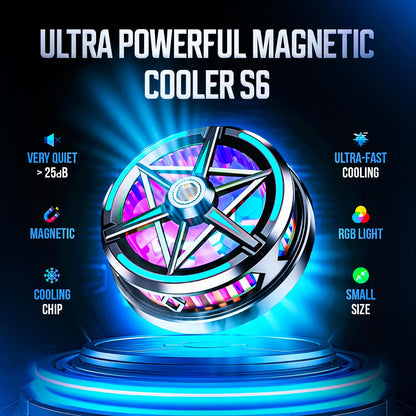S6 magnetic fan, lens light, clip radiator phone cooler - G2G