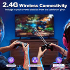 M8 64gb dual pad 4k game stick – 20.000+ oyunlu retro oyun konsolu 2,4g gamepad - G3C - KolayMagza