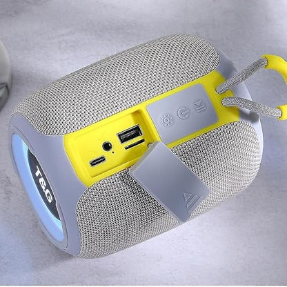 TG-655 taşınabilir rgb LED ışıklı Sd kart USB hafıza aux destekli 5W 1200mah 5.3V fm radyolu Bluetooth hoperlör