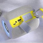 Tg-655 taşınabilir rgb led ışıklı sd kart usb hafıza aux destekli 5w 1200mah 5.3v fm radyolu bluetooth hoperlör - H1L - KolayMagza KM Technology