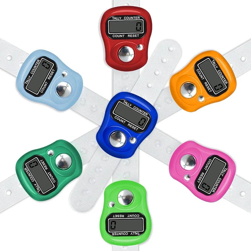 (40 adet) sayıcı ve zikirmatik plastik gövdeli yüzük sıfırlama tuşlu - G6W - KolayMagza