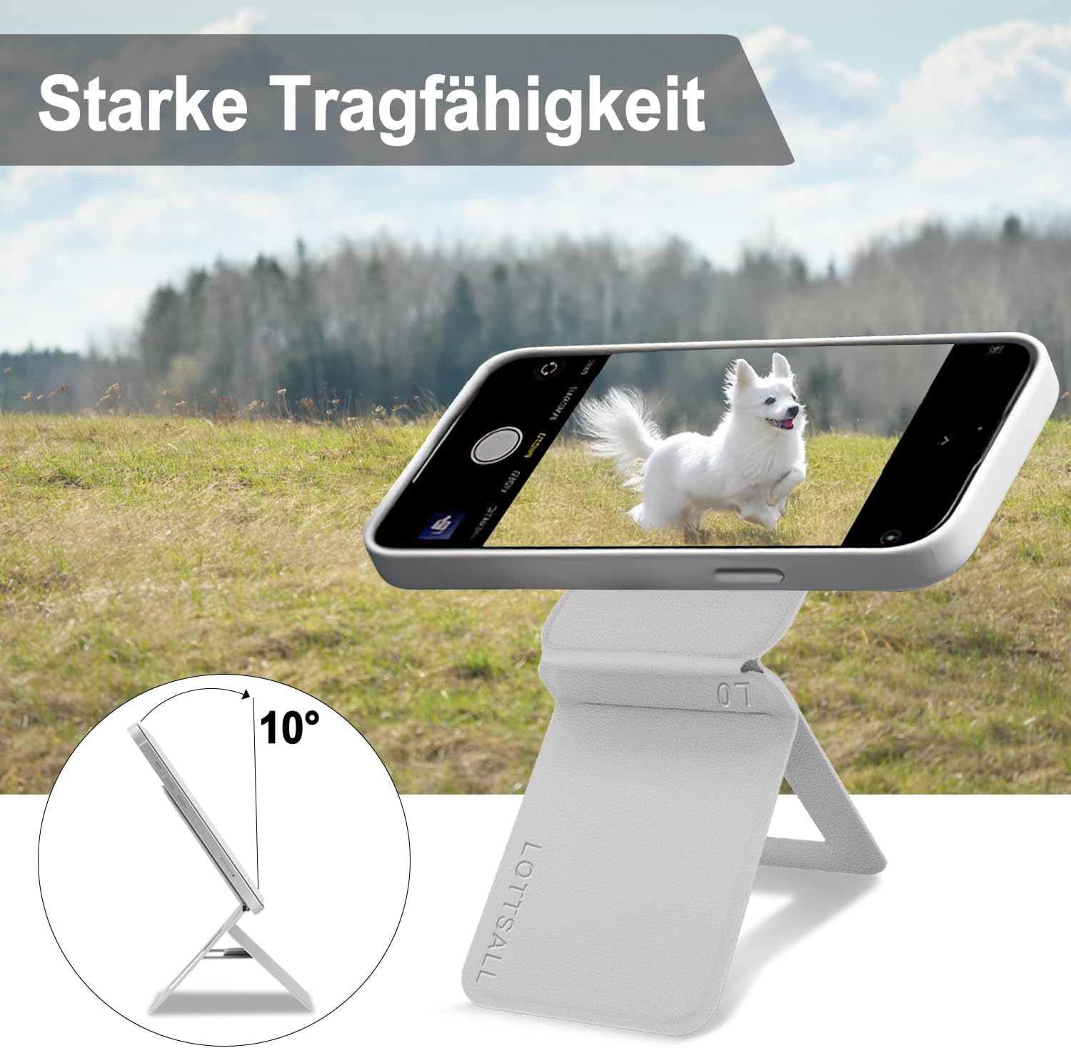 slim magnetic tripod stand foldable adjustable table top - N1V