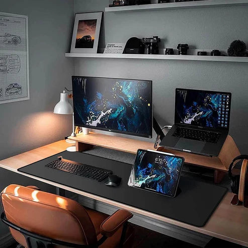 Standard mouse pad with non-slip base