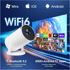 Hy300 akıllı full hd mini projektör – android 11, çift wifi6, bt5,0 ile ev sineması deneyimi TELETEK