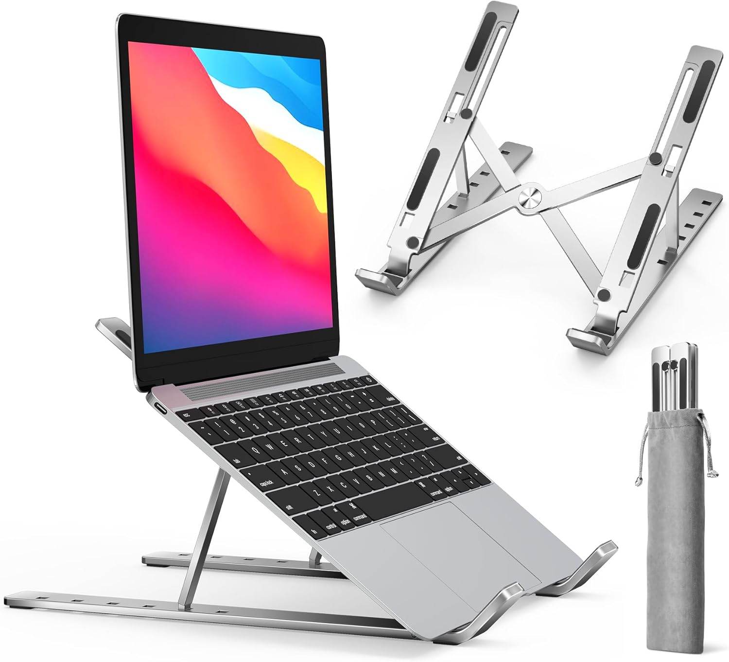Ayarlanabilir katlanabilir laptop ve tablet standı - G2H - KolayMagza