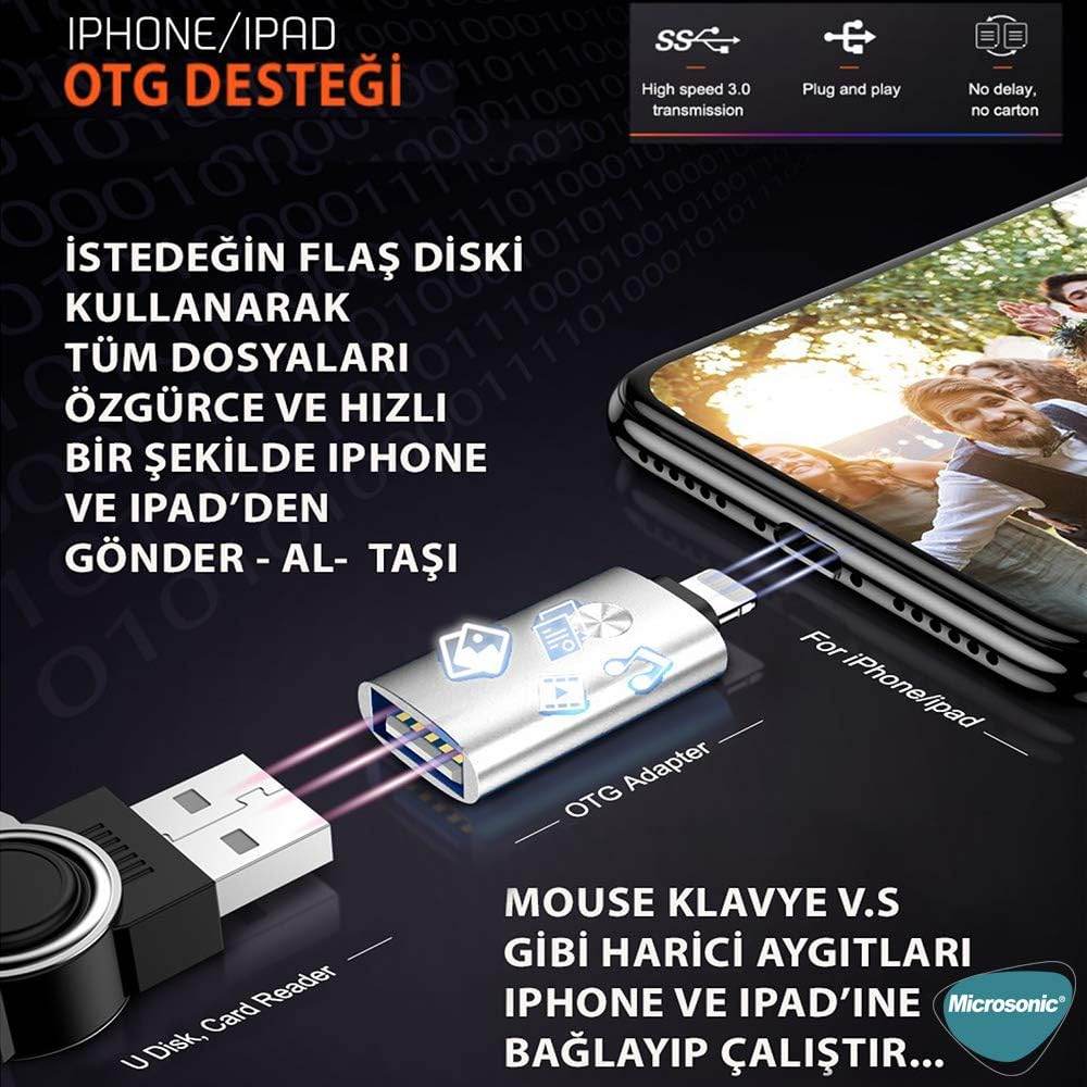 Lightining to usb mini otg dönüştürücü - D1R - KolayMagza