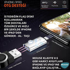 Lightining to usb mini otg dönüştürücü - D1R - KolayMagza