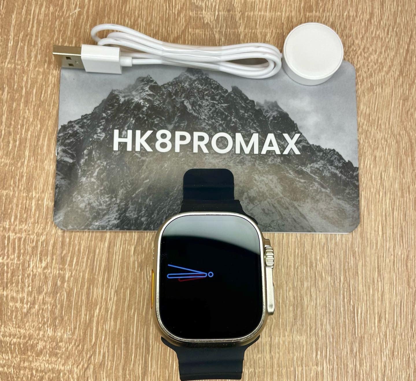 Hk8 pro max ultra watch 2.12 inç 49mm amoled ekran nfc ios android uyumlu çift çekirdekli kordon kilitli vidalı kasa akıllı saat - A1P - KolayMagza