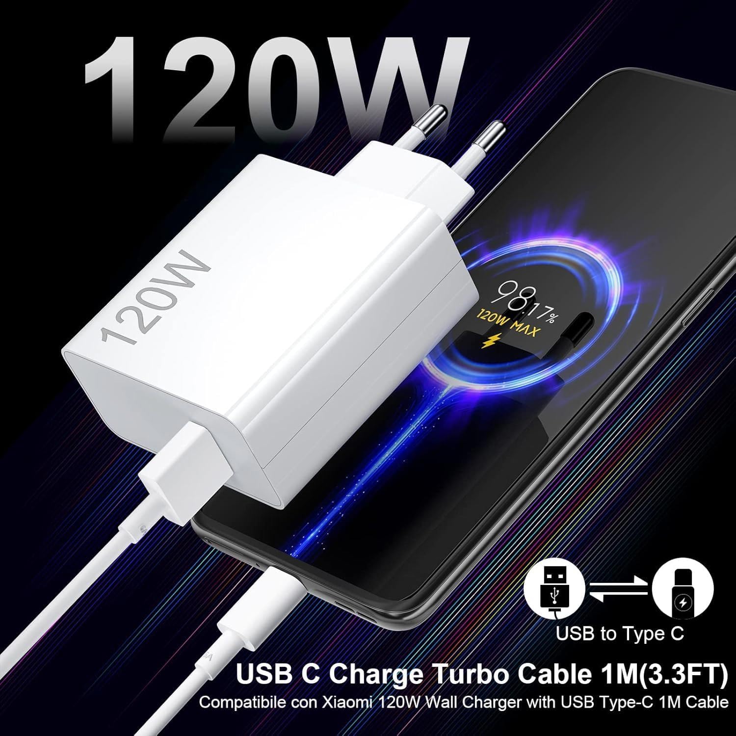 Lc-120 usb typec saniyeli turbo destekli şarj seti 120w kolaymagza ,klolay magza, km , km tech, km technology, toptan telefon aksesuarları, toptan, Kolaymagza, KolayMazga, KM technology, KM tech, toptan gsm, toptan ürünler, e-ticaret toptan, eminönü toptan, tahtakale, tahtakale toptan
