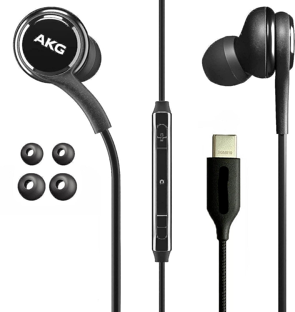 ( 10 adet ) Akg Typec girişli mikrofonlu kontrol kumandalı kulak içi kablolu kulaklık