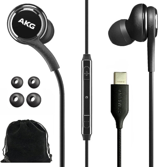 akg typec girişli mikrofonlu kontrol kumandalı kulak içi kablolu kulaklık - K1B