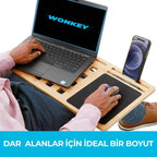 Standard mouse pad with non-slip base