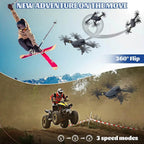 E58 4k Hd Kamerali Fly More Combo Drone Otomatik Kalkis Inis Sabit Durma ozellikli telefon yerleştirilebilir kumandalı - G5S - KolayMagza KM Technology