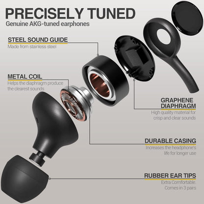 akg typec girişli mikrofonlu kulak içi kablolu kulaklık yazısız