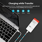 67w turbo şarj desterkli usb typec şarj seti