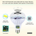 ( 5 adet ) 12W Bluetooth Hoparlörlü RGB Renkli LED Akıllı Ampul (Kumandalı) SANTRAL HAN