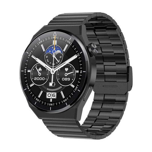 Gt 3 max 1.45 inç ekran 44mm yuvarlak metal kasa ios Android uyumlu akıllı saat