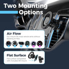 Havalandırmaya takılan magsafe manyetik 360° döner araç telefon tutucu - kolay kurulum, güçlü tutuş - R1M - KolayMagza