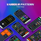 176*19 cm, 16*192 LED matreix panel digital display with USB output, remote control and phone app control - G6G