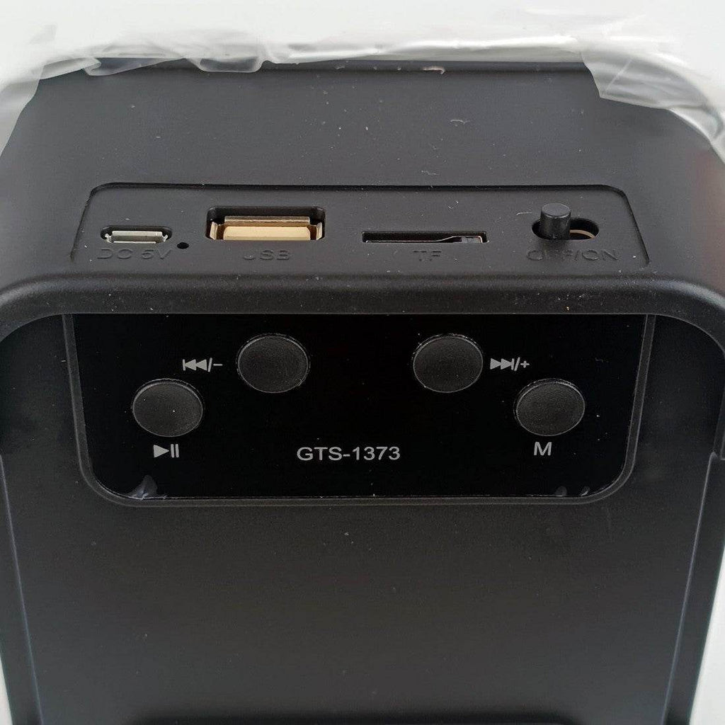 Gts 1373 bluetooth hoparlör | kablosuz , yüksek sesli karaoke ve parti hoparlörü rgb ışıklı - H2O - KolayMagza