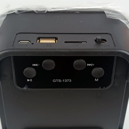 GTS 1373 Bluetooth Speaker | Wireless, Loud Karaoke and Party Speaker with RGB Light - H2O