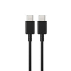 ( 5 adet ) Samsung Uyumlu USB-C to USB-C 5A Süper Hızlı Şarj ve Data Kablosu (1m) - Siyah ÖZEL